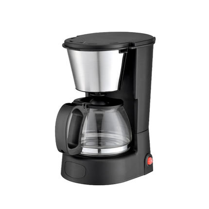 6 Cup Automatic Drip Coffee Maker with Brew System and Compact Modern Design
