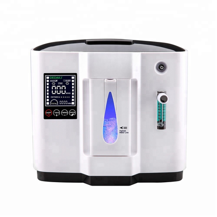 Compact 7L Portable Oxygen Concentrator with Touchscreen – Adjustable 30–90% Flow for Travel & Home Use