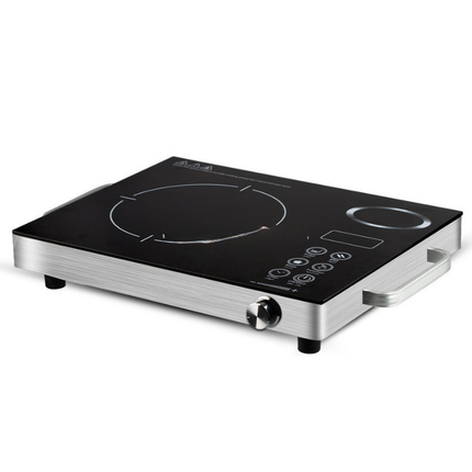 3500W Single Induction Cooktop with Sensor Touch Controls and Toughened Glass Panel