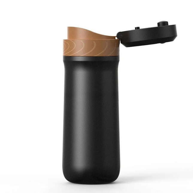 320ml Stainless Steel Vacuum Insulated Travel Mug with Built-in Filtration