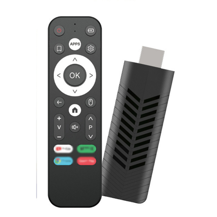 Android TV Stick Mini Smart Streaming Device, 8GB RAM, 128GB Storage, WiFi and IR Remote Control