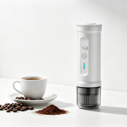 Rechargeable Mini Espresso Machine with 20 Bar Pressure Portable Capsule Coffee Maker USB Powered