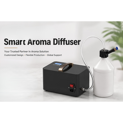 Commercial Aroma Diffuser with Waterless Design, WiFi App Control and Rechargeable Battery