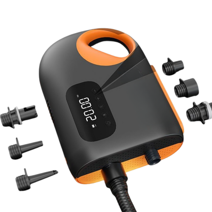 Compact Digital SUP Air Pump with 20 PSI Max Output & Long-Lasting Rechargeable Battery