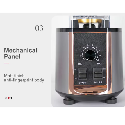 1500W High-Performance Countertop Blender with 2L Large Capacity & Multi-Speed Control