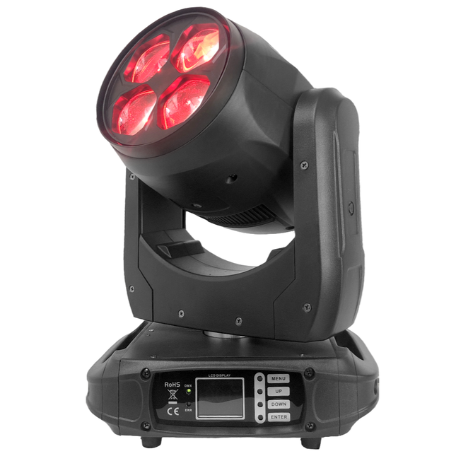 140W RGBW Bee Eye Moving Head Light with Zoom, Prism and DMX512 Control for Stage, DJ and Events