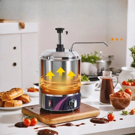 Commercial Heated Sauce Dispenser Machine with Precision Pump System