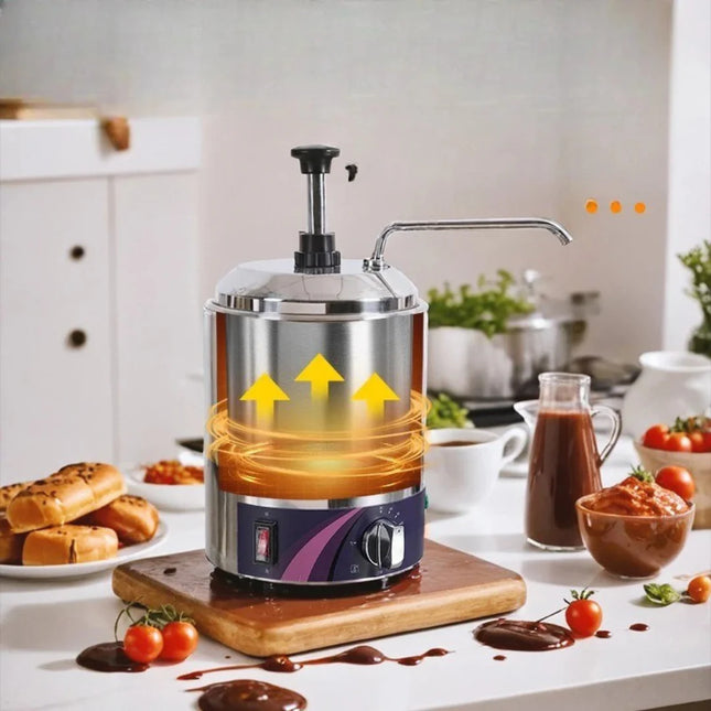 Commercial Heated Sauce Dispenser Machine with Precision Pump System