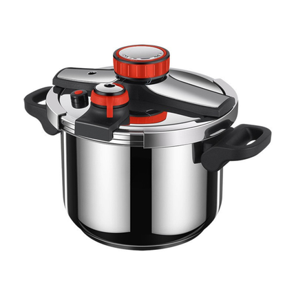 Heavy Duty 316 Stainless Steel Pressure Cooker Multi-Layer Base for Induction and Gas Stoves