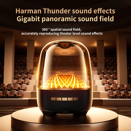 80W High-Power Portable Bluetooth Party Speaker with Dynamic RGB Lights & Extended Playtime