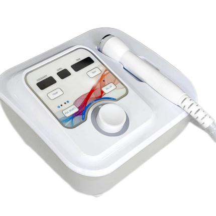 Rechargeable Handheld Facial Care Device Hot Cold Mode Red Blue Light Skin Wellness Tool