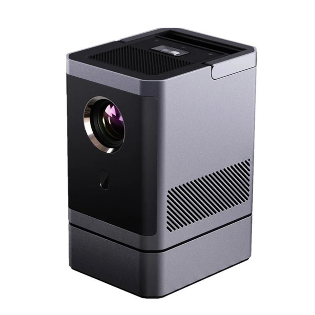 Portable 1080P WiFi Projector with Android System and Remote Control for Home and Outdoor Use