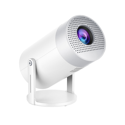 Android 12 Smart Mini Projector HD 720P 300 ANSI Lumens Portable Home Cinema with Wifi 6 Bluetooth HDMI Support