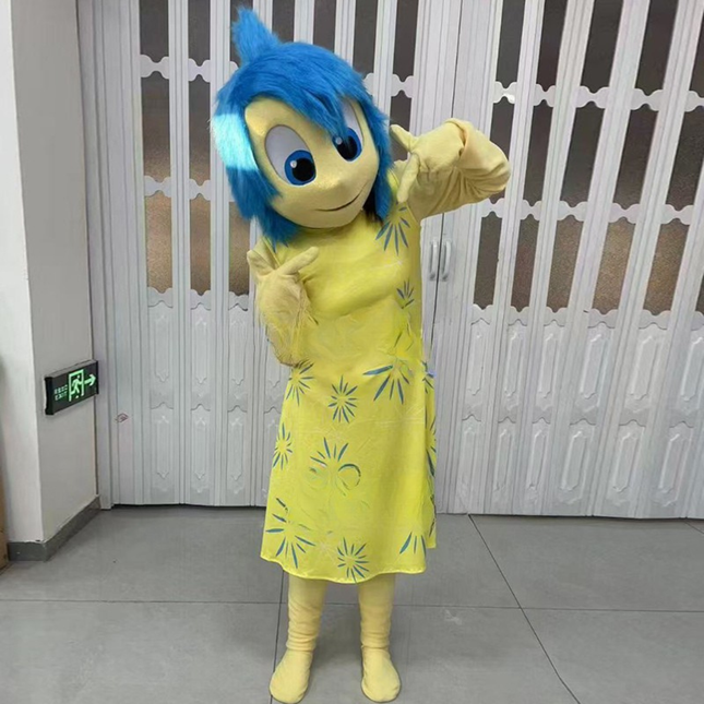 Inside Out Fury Character Mascot Suit for Adult Halloween Party Fun