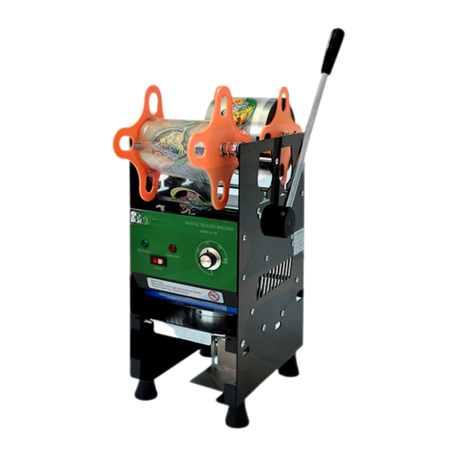 Semi Automatic Beverage Cup Sealer Heat Digital Control Fast Reliable