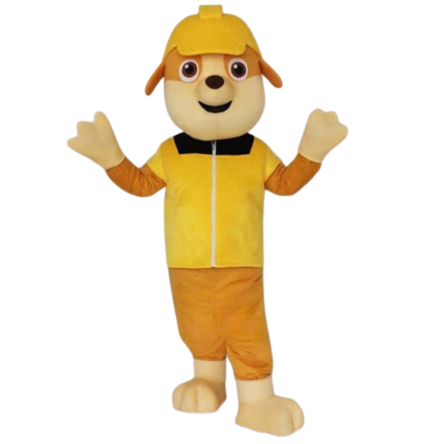 Adult Dog Mascot Costume Full Body Cartoon Patrol Suit Unisex Party Event Outfit