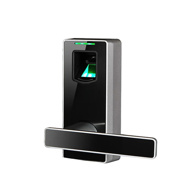 Biometric Fingerprint Door Lock with Mechanical Key Backup and Adjustable Latch