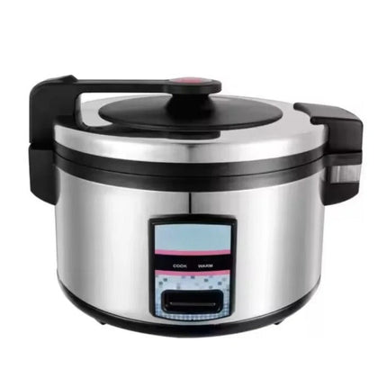 Commercial Stainless Steel Rice Cooker with Non-Stick Inner Pot for Restaurant & Catering Kitchens