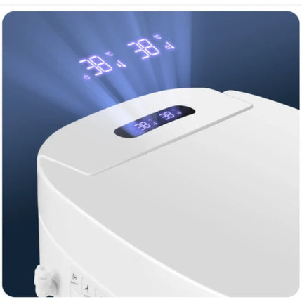 Multi-Function Toilet Seat with Heated Ring, Instant Warm Water and Adjustable Air Flow