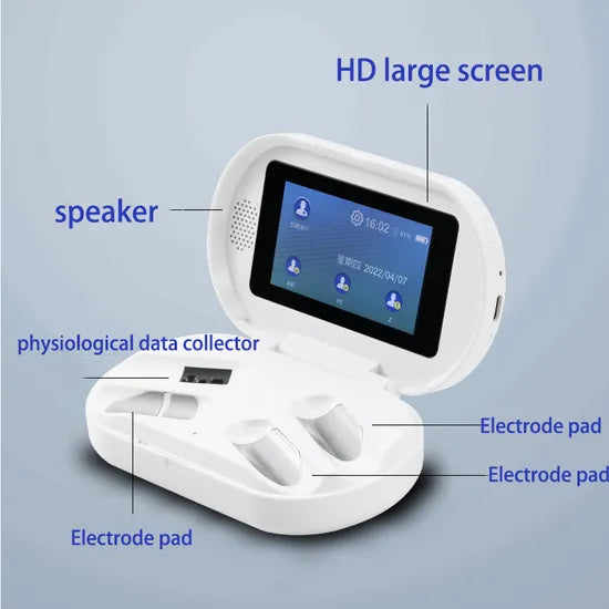 Portable Non-Invasive Blood Glucose Monitor – Fast, Accurate, Lightweight, White