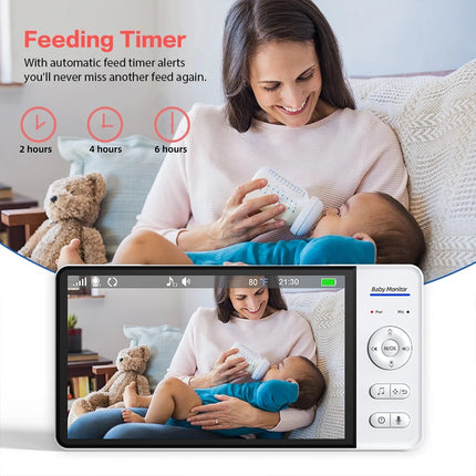 Rechargeable 7 Inch 720P Camera Monitor with Night Vision 300m Range VOX Mode