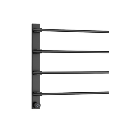 Wall-Mounted Electric Towel Rack with Digital Display, Timer & Adjustable Heat