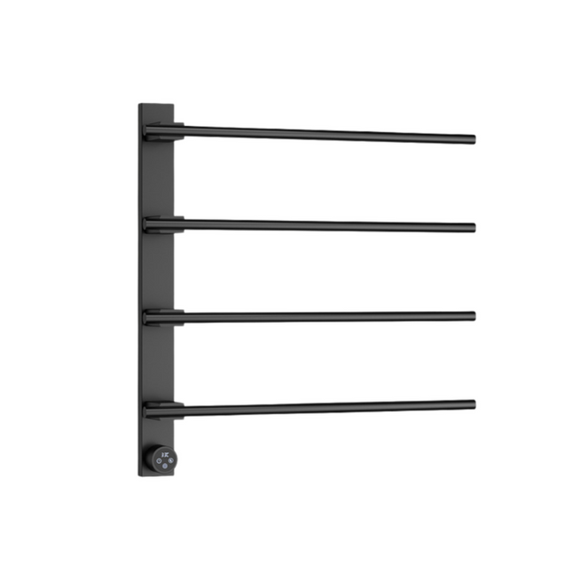 Wall-Mounted Electric Towel Rack with Digital Display, Timer & Adjustable Heat