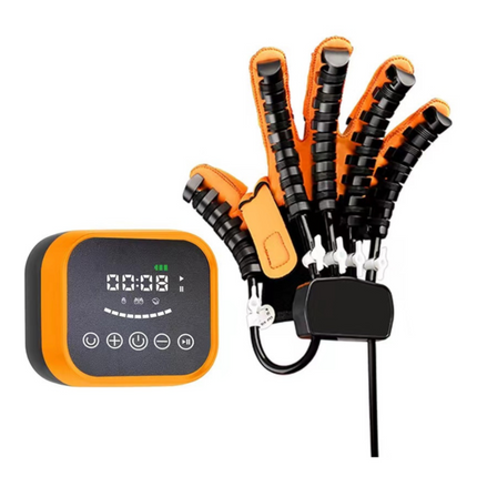 Cordless Pneumatic Hand Relaxation Glove for Finger Recovery support with Adjustable Automatic & Mirror Training