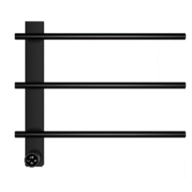 Electric Towel Warmer Rack with Digital Timer, Waterproof Wall Mount, Adjustable 45–60°C
