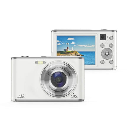 Portable 4K Vlogging Camera with 48MP Photos, Auto Focus, 2.8" IPS Screen and Webcam Function