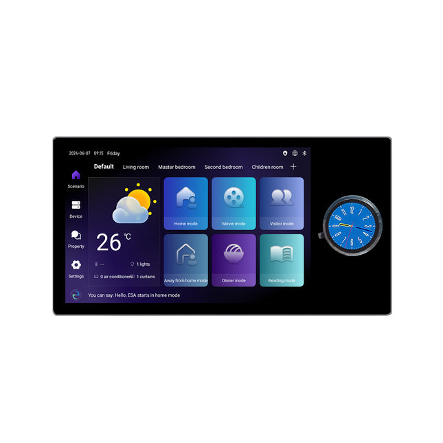 Android 10 Smart Home Intercom with Video Call, Remote Unlock & Bluetooth 5.0