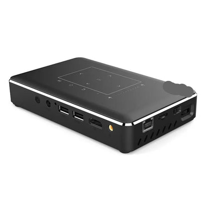 Smart Portable Mini Projector 150 ANSI Lumens Bluetooth WiFi Android 9.0 with Keystone Correction