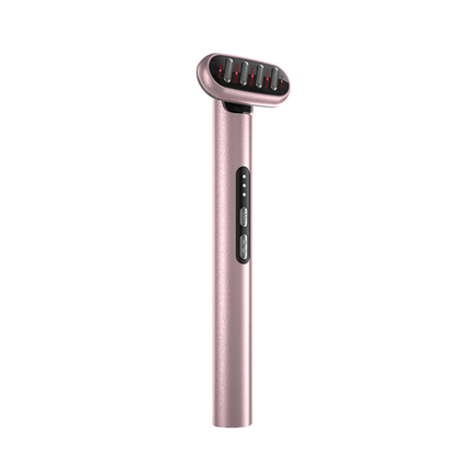 Microcurrent Facial Massage Wand with LED Light Relaxation, Vibration & Heating