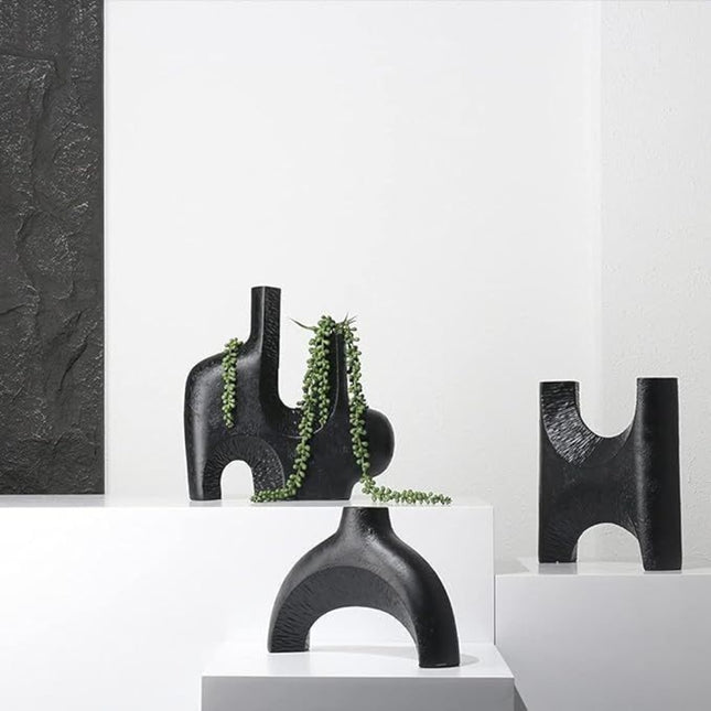 Modern Minimalist H Shape Decorative Accent for Table Shelf and Contemporary Interior Styling