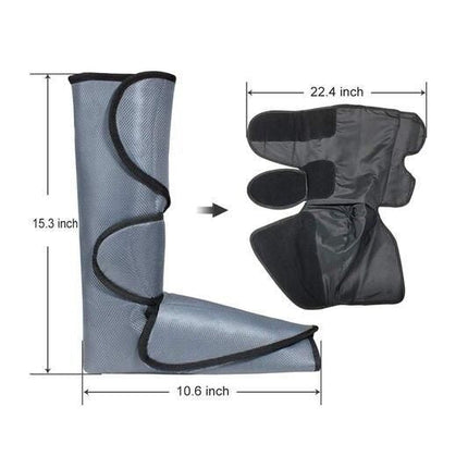Electric Foot and Calf Massager with Heat and Adjustable Air Compression