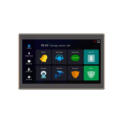 Wall-Mounted 10.1" Smart Video Intercom for Home & Elevator Control