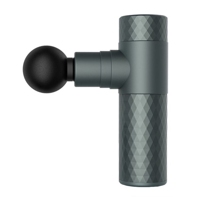 Portable Cordless Mini Massage Gun – 4 Interchangeable Heads, Type-C Rechargeable, Metal Body