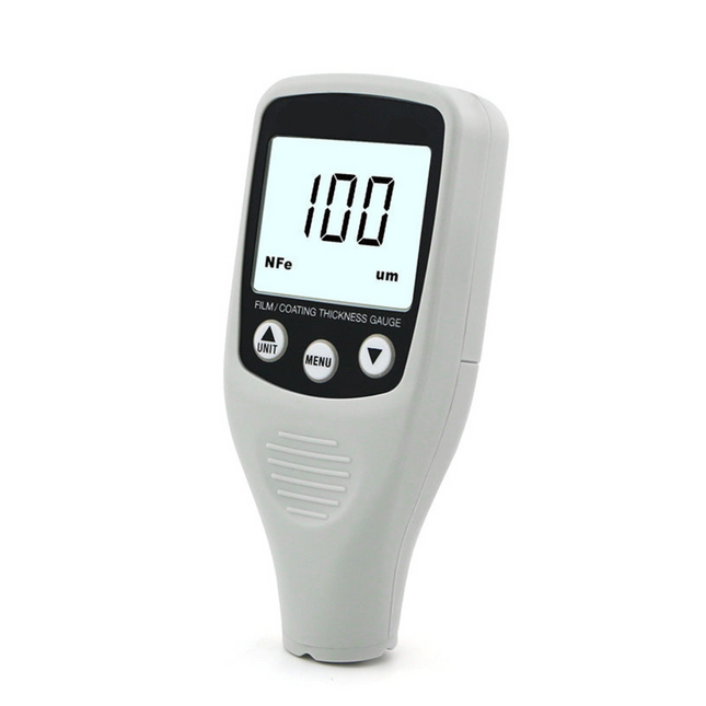 Digital Comfortt Coating Thickness Gauge LCD Screen for Ferrous and Non Ferrous Metal Testing Portable Design