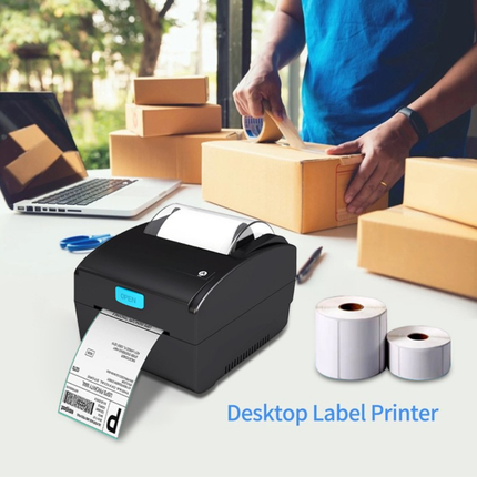Portable 3-Inch Thermal Label Printer with 203DPI Resolution for Labels and Stickers