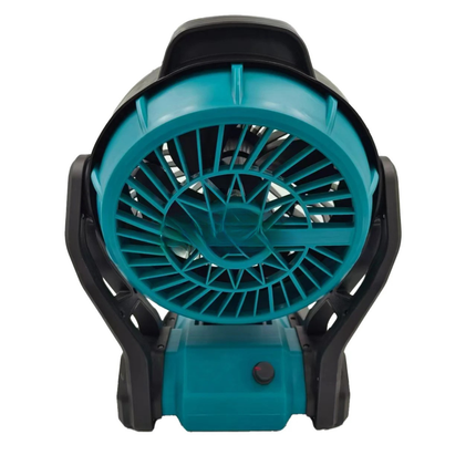 12 Inch Portable Stand Fan with LED Light, Rechargeable Lithium Battery and Button Controls