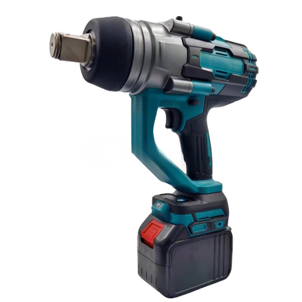 Rechargeable Cordless Impact Wrench with Brushless Motor and Square Drive