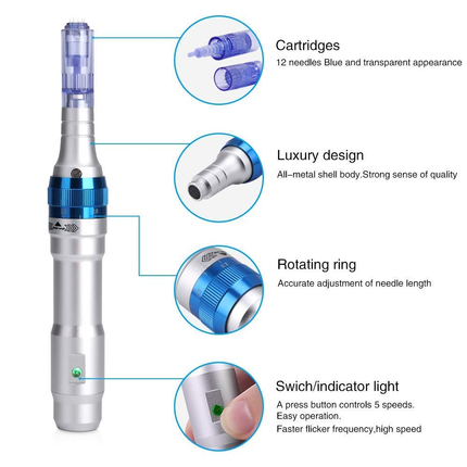 Wireless Derma Pen Rechargeable Beauty Pen for Skin Appearance Care