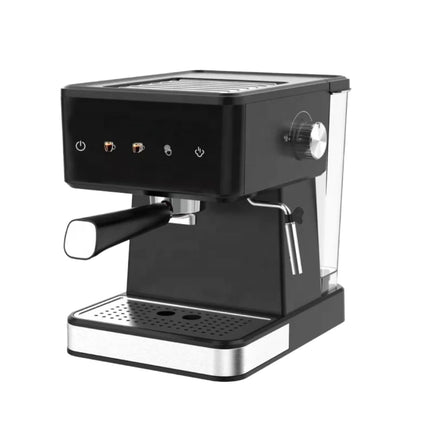 Compact Espresso Maker with 19-Bar Pressure, Milk Foam Wand & 0.8L Detachable Tank