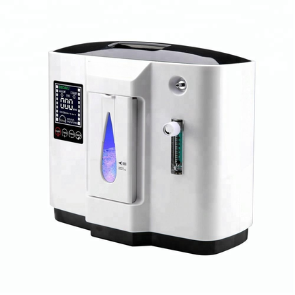 Compact 7L Portable Oxygen Concentrator with Touchscreen – Adjustable 30–90% Flow for Travel & Home Use