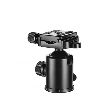 Professional Foldable Aluminum Tripod with 4-Section Legs & Bubble Level 1630mm