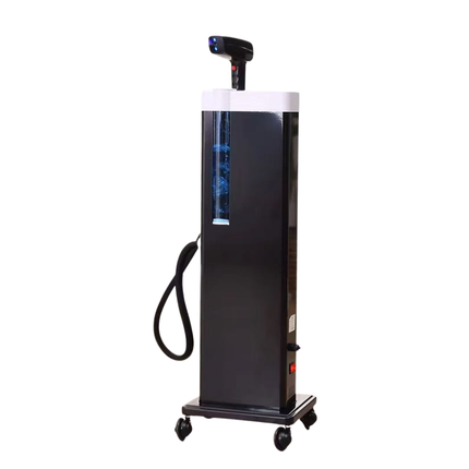 Professional 3-in-1 Nano Hair Steamer with Anion Ozone Function and Mobile Base