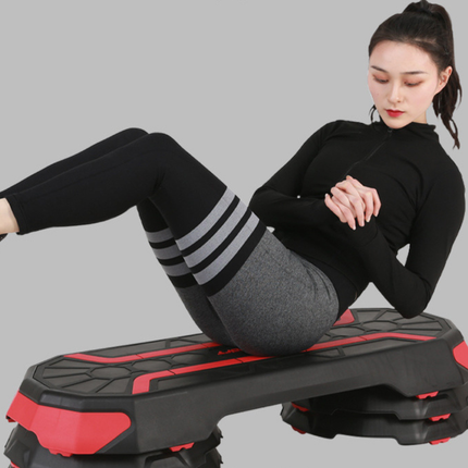 5-Level Multi-Use Aerobic Step Bench with Height Riser System for Home Training