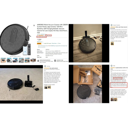 Rechargeable Robot Vacuum and Mop with Self-Empty Station, 240min Runtime and Voice Control