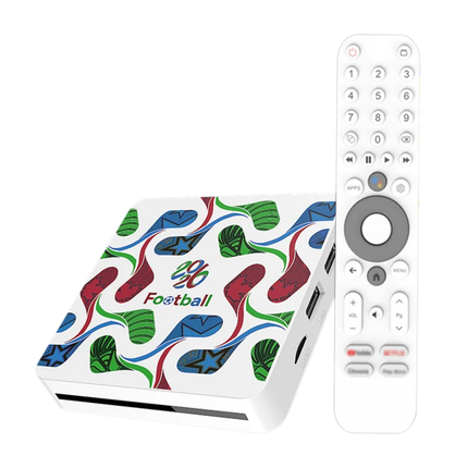 Portable Android 14 Smart TV Box with 2GB RAM, 16GB Storage, Dual Band WiFi and Bluetooth
