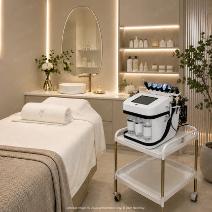 Professional 11-in-1 Hydrodermabrasion Facial Machine with Oxygen Spray and LED Mask